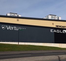 - 2021-03-22 Vertu Motors Arena External Sigange - Side - day - full