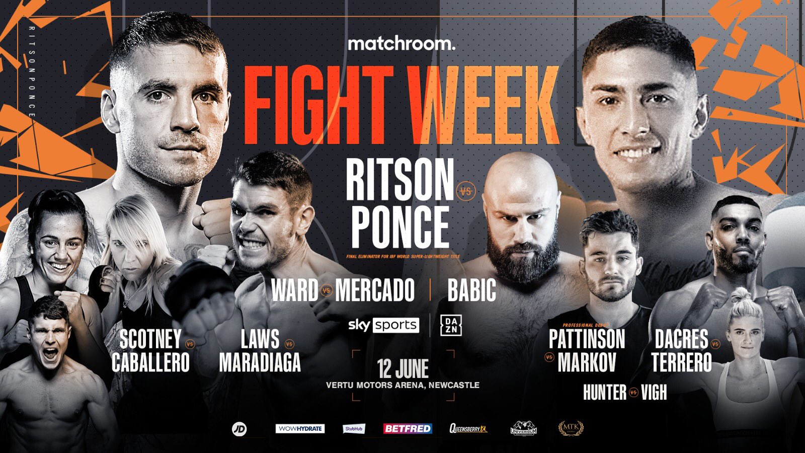 Matchroom Boxing Ritson Vs Ponce Event Hub Newcastle Eagles